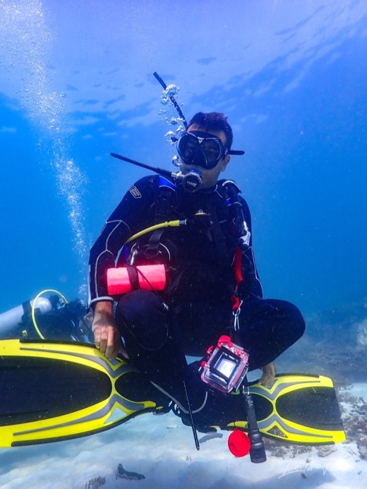 Anubhav Sethi diving